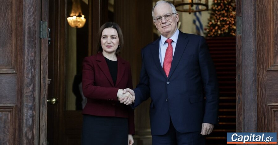 Συνάντηση Κ. Τασούλα με την πρόεδρο της Μολδαβίας