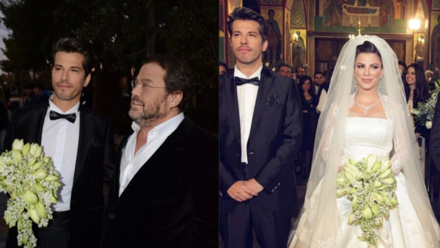 Χάρης Βαρθακούρης: Δείτε σπάνιες φωτογραφίες από το γάμο του με την Αντελίνα - «Η μέρα που (ξανά)παντρευτήκαμε»