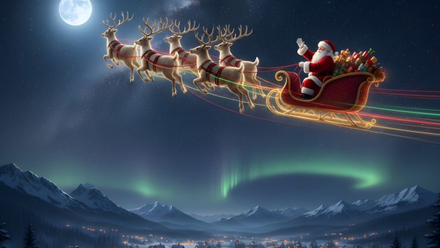 Άγιος Βασίλης: Πού βρίσκεται; Δείτε live το ταξίδι του σε όλο τον κόσμο