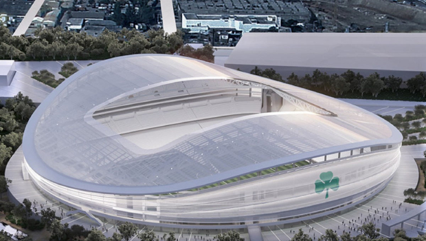 Παναθηναϊκός: Στις 39.074 θέσεις η τελική χωρητικότητα του νέου γηπέδου στον Βοτανικό