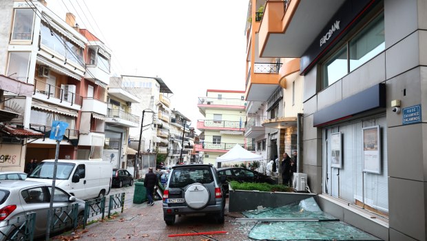 Θεσσαλονίκη: Βίντεο ντοκουμέντο από την έκρηξη στην τράπεζα στον Εύοσμο