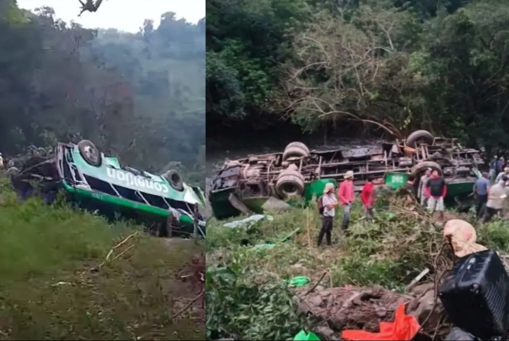 Λεωφορείο τροχαίο Μεξικό