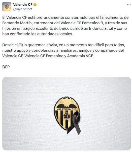 Τραγωδία: Νεκρός ο προπονητής της ομάδας γυναικών της Βαλένθια και τα τρία παιδιά του