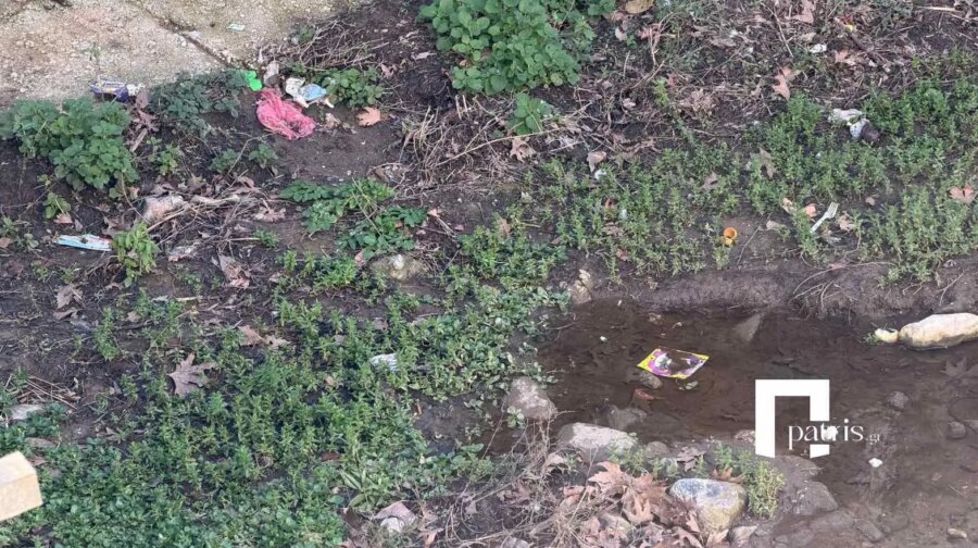 Κρήτη: Στέρεψε ο ποταμός του Φόδελε και αποκάλυψε εικόνες εγκατάλειψης και σκουπιδιών