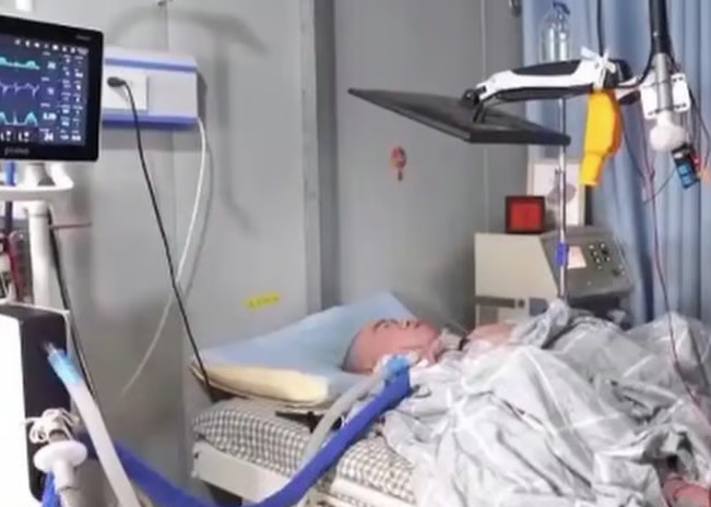 Ασθενής σε νοσοκομείο