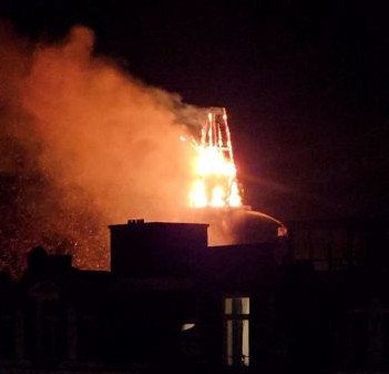 Κάηκε γοτθικός ναός του 1884 στο Άμστερνταμ από πυροτεχνήματα