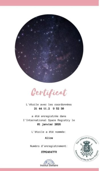 Κραν Μοντανά: Η οικογένεια της 15χρονης Αλίκης έδωσε το όνομά της σε ένα αστέρι