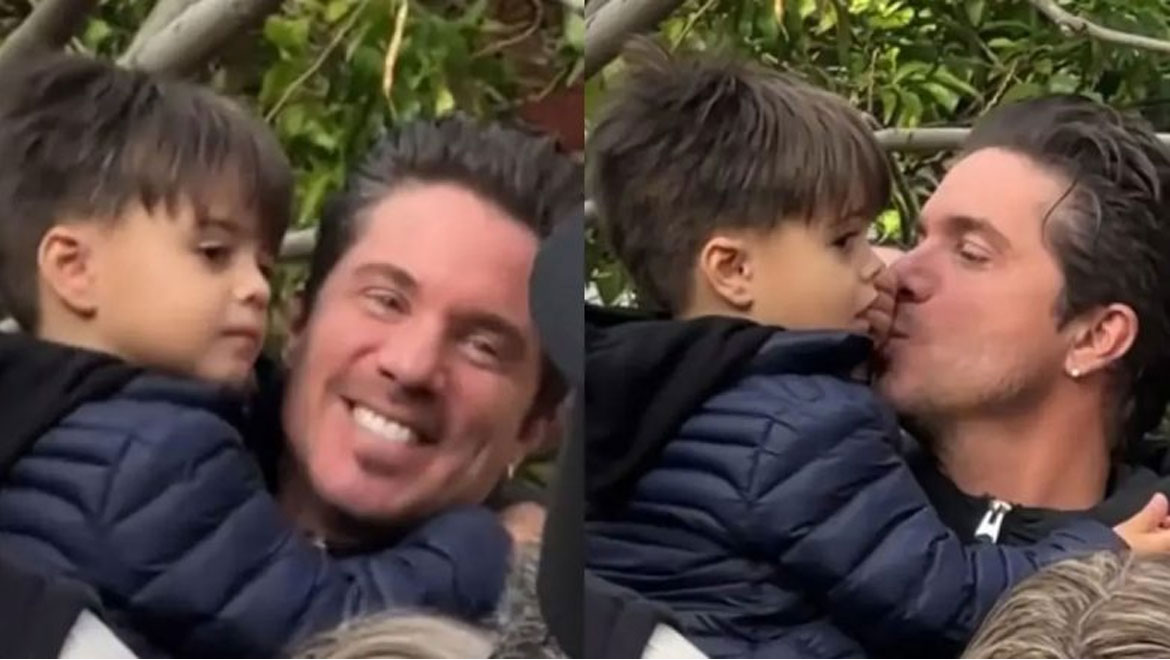 Τρυφερός νονός ο Νίκος Οικονομόπουλος: Με το βαφτιστήρι του στην Ιερά Μονή Αγίου Νεκταρίου Γλυφάδας