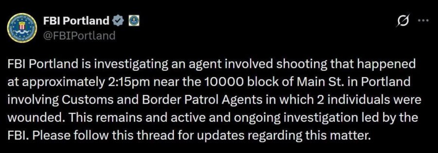 ΗΠΑ: Ομοσπονδιακοί πράκτορες πυροβόλησαν δύο άτομα στο Πόρτλαντ
