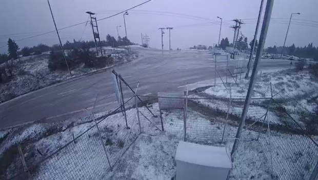 Θυελλώδεις άνεμοι και έντονη χιονόπτωση σε Φθιώτιδα και Ευρυτανία - Έπεσαν κολώνες και δέντρα