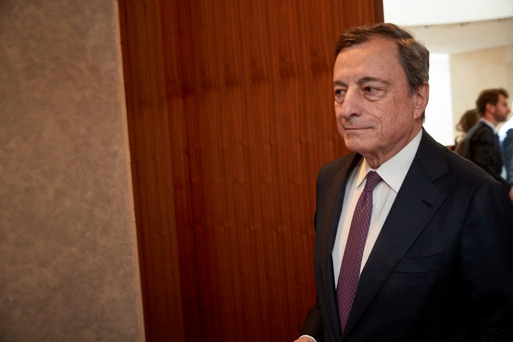 Μάριο Ντράγκι πορτρέτο