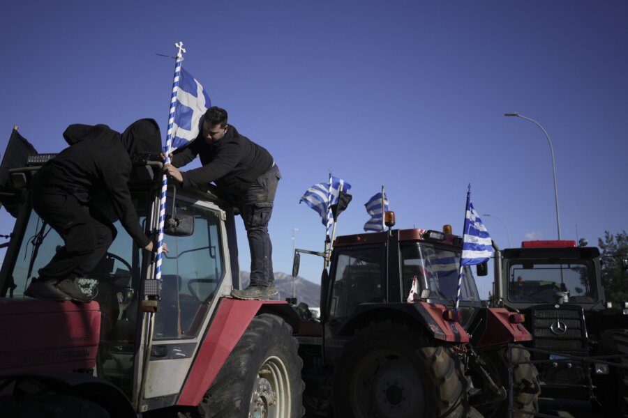 Greece Farmers Protest
