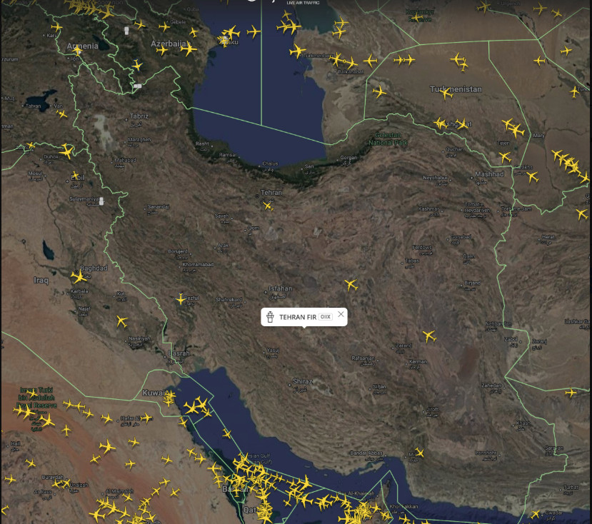 Το Ιράν κλείνει τον εναέριο χώρο του – Τι προβλέπει η ΝΟΤΑΜ που εξέδωσε