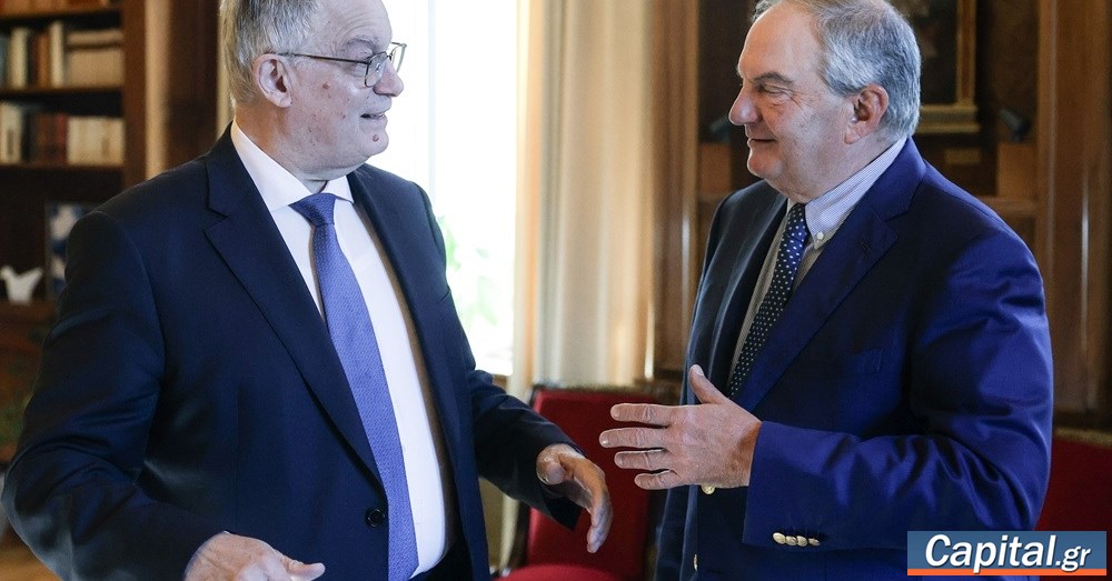 Συνάντηση Κωνσταντίνου Τασούλα με τον Κώστα Καραμανλή
