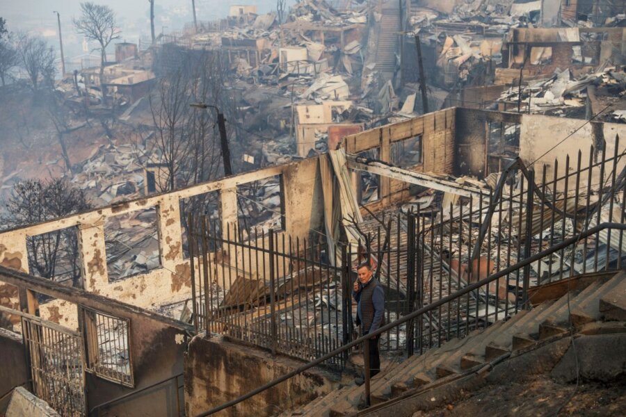 Η Χιλή κηρύσσει «κατάσταση καταστροφής» - Τουλάχιστον 16 νεκροί από τις πυρκαγιές