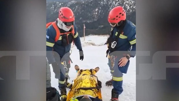 Καρέ καρέ η διάσωση των ορειβατών που τραυματίστηκαν σε δύσβατο σημείο στον Ταΰγετο