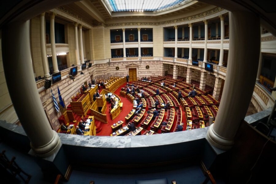 Ελληνική Βουλή αίθουσα