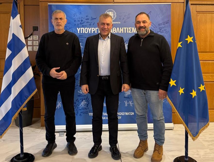 Συνάντηση Μώραλη – Βρούτση για τον εκσυγχρονισμό των αθλητικών εγκαταστάσεων του Πειραιά