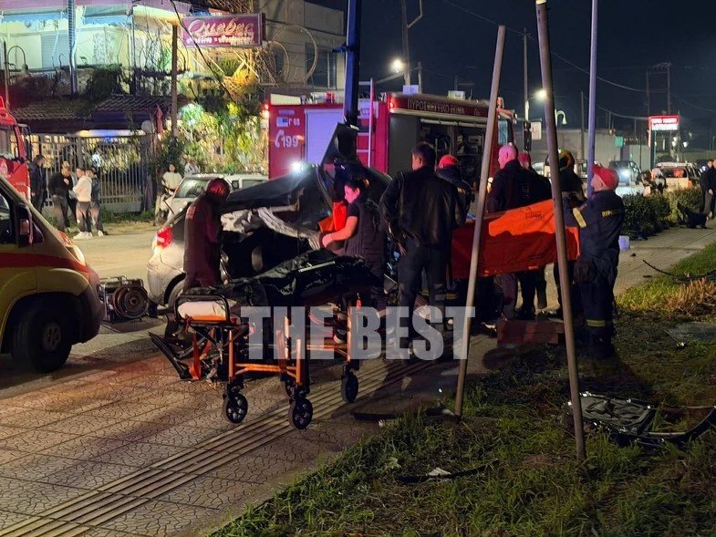 Τραγωδία στην Πάτρα - Nεκροί δύο νέοι σε τροχαίο στην Παραλία