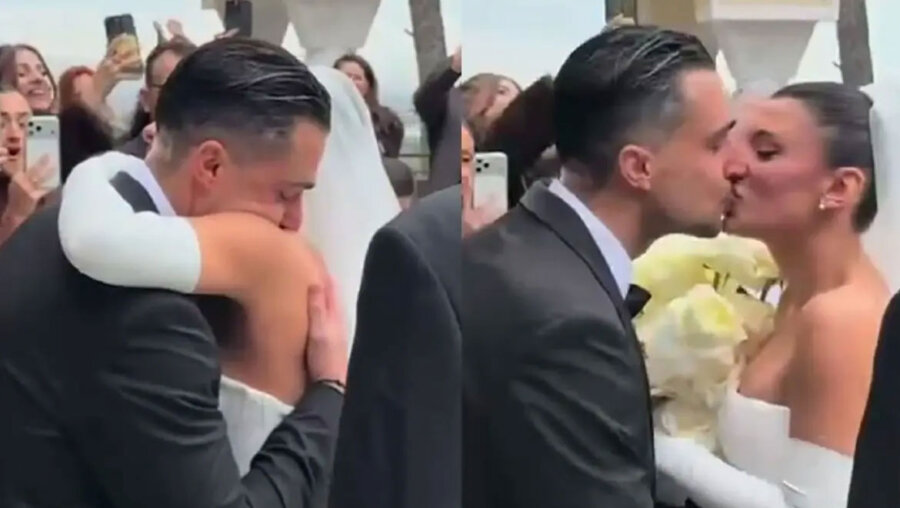 Σάκης Κατσούλης: Η συγκίνηση του επιχειρηματία βλέποντας τη γυναίκα της ζωής του ντυμένη νύφη!