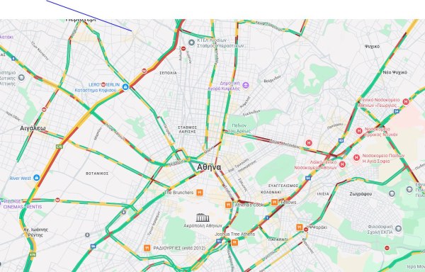 Κίνηση στους δρόμους: Στο κόκκινο ο Κηφισός - Πού αλλού υπάρχουν προβλήματα