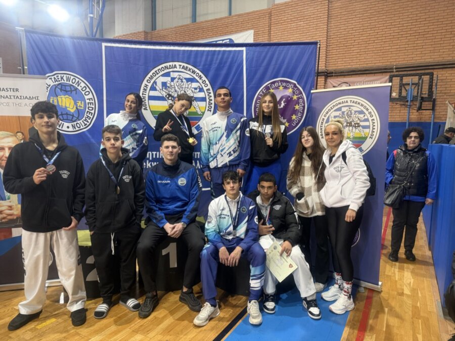 Πανελλήνιο Κύπελλο Τάε Κβον Ντο ITF: Εντυπωσίασαν οι αθλητές του συλλόγου Ζέας