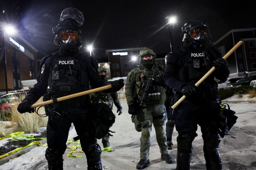 Αστυνομικοί σε διαμαρτυρία