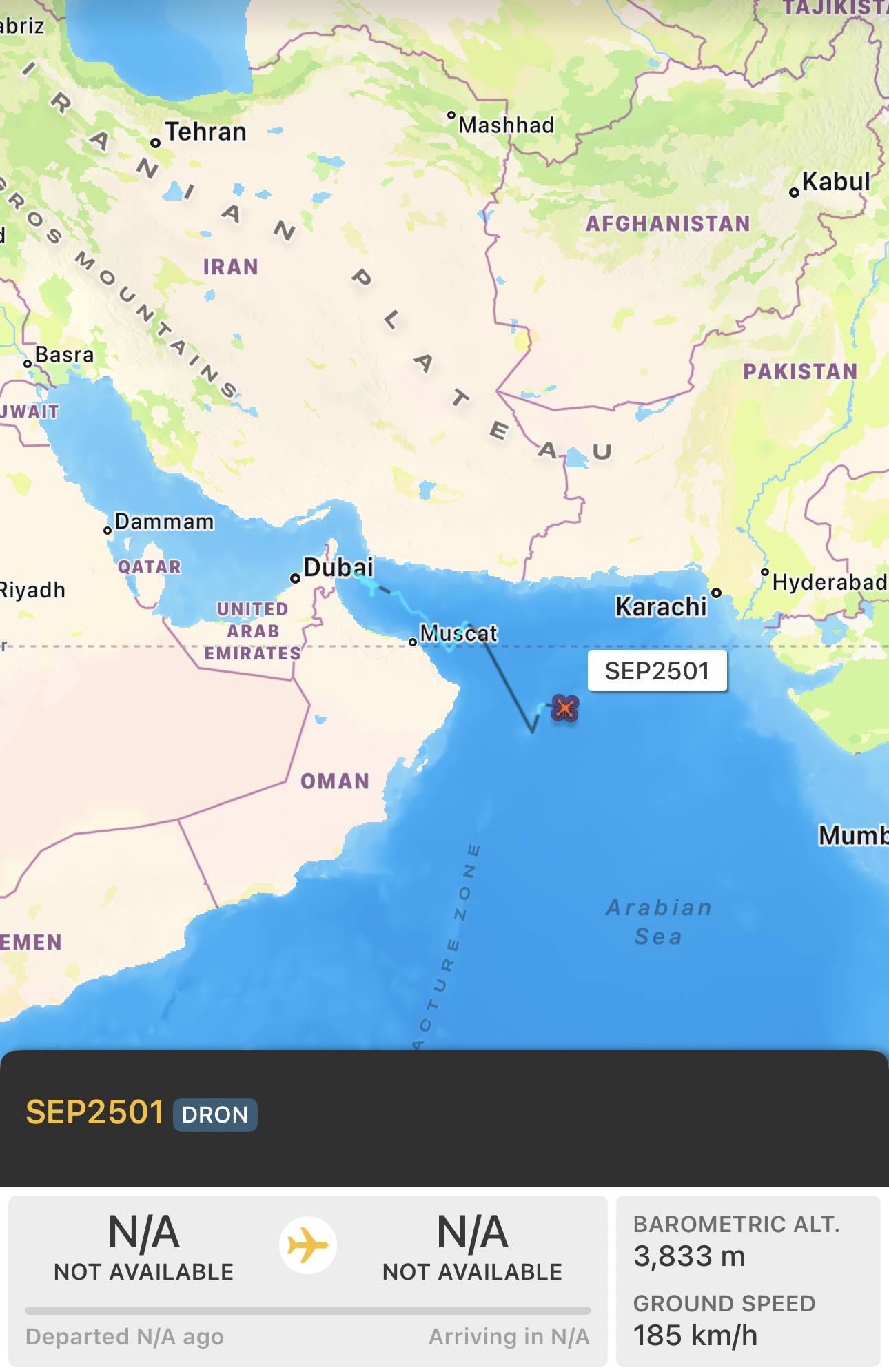 To Ιράν δημοσιεύει βίντεο επίδειξης δύναμης την ώρα που drone πετάει πάνω από το αεροπλανοφόρο