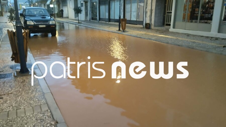 Κακοκαιρία Kristin: Προβλήματα στην Ηλεία - Κατολισθήσεις και πλημμυρισμένοι δρόμοι