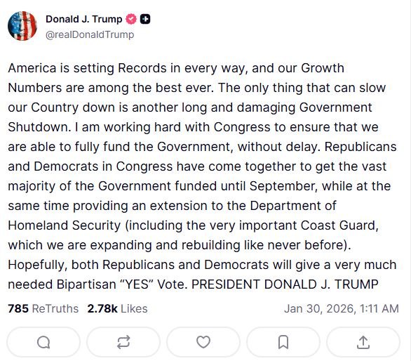 ΗΠΑ: Συμφωνία στο Κογκρέσο για την αποτροπή νέου shutdown - «Έσπασε» η χρηματοδότηση σε δύο νομοσχέδια