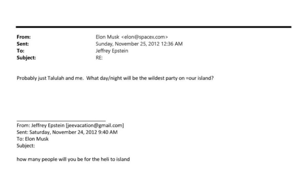 Δημοσιεύθηκε email του Μασκ στον Έπσταϊν - «Πότε βολεύει να έρθω στο νησί σου» - «Θα στείλω ελικόπτερο»
