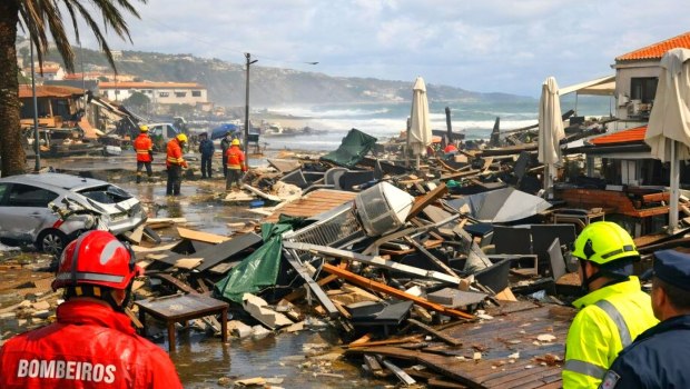 Η Πορτογαλία ετοιμάζεται για σφοδρές βροχοπτώσεις, 200.000 πολίτες χωρίς ηλεκτρικό