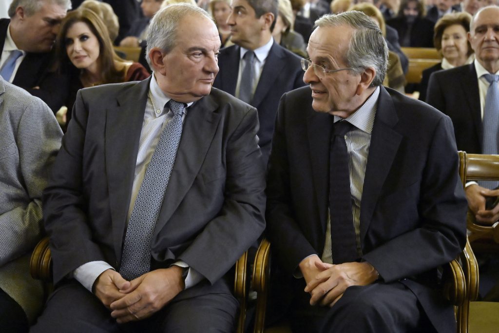 Κοινή εμφάνιση Καραμανλή – Σαμαρά στην Καλαμάτα: «Να ακούμε τους πιο έμπειρους, αντί να τους διαγράφουμε»