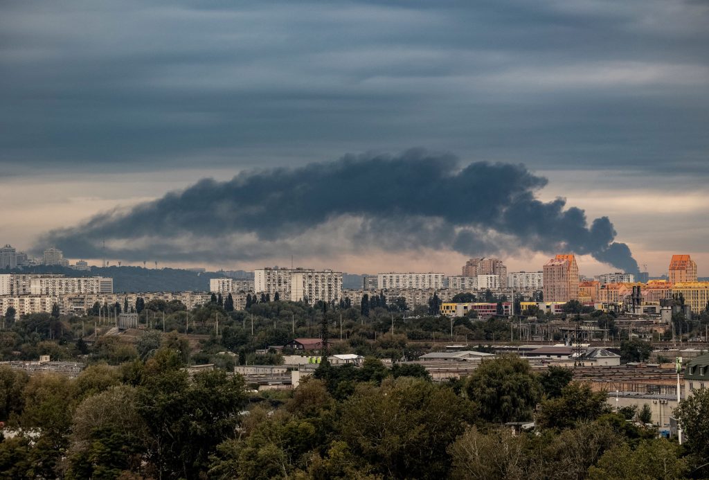 Καπνός πάνω από το Κίεβο