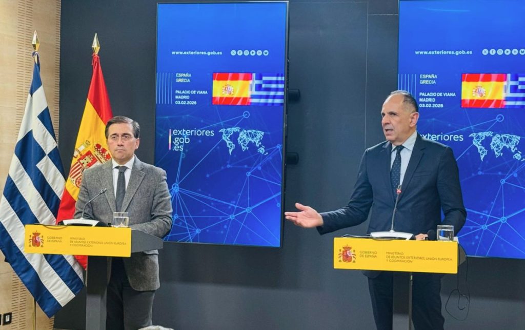 Γεραπετρίτης από Μαδρίτη: «Έχουμε κοινή οπτική ως μεσογειακές χώρες του ευρωπαϊκού νότου»