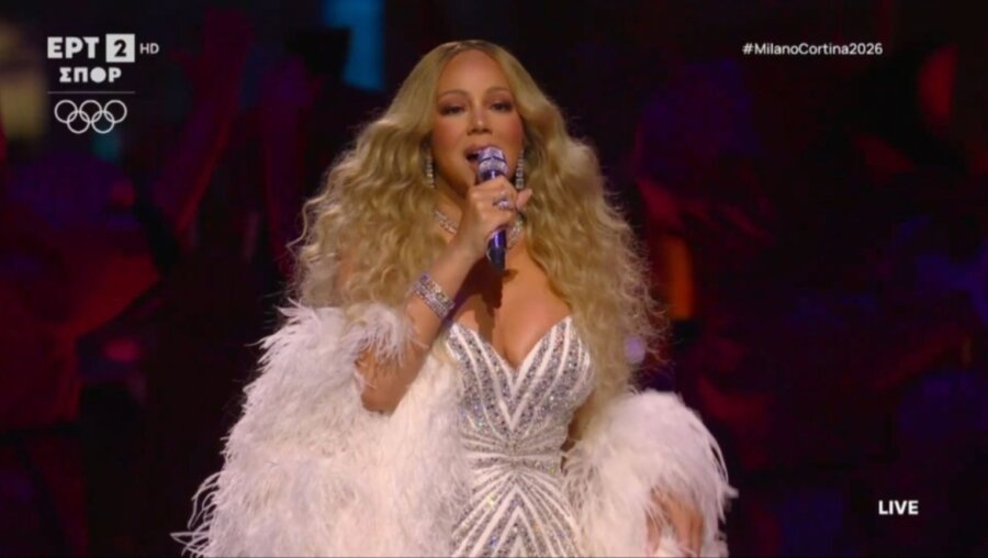 Mariah Carey: Η εντυπωσιακή εμφάνιση στην τελετή έναρξης των Χειμερινών Ολυμπιακών Αγώνων στο Μιλάνο