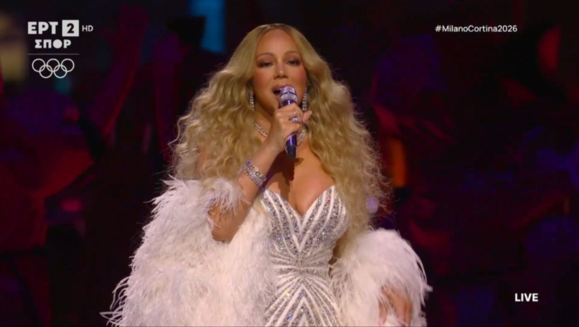 Mariah Carey: Η εντυπωσιακή εμφάνιση στην τελετή έναρξης των Χειμερινών Ολυμπιακών Αγώνων στο Μιλάνο