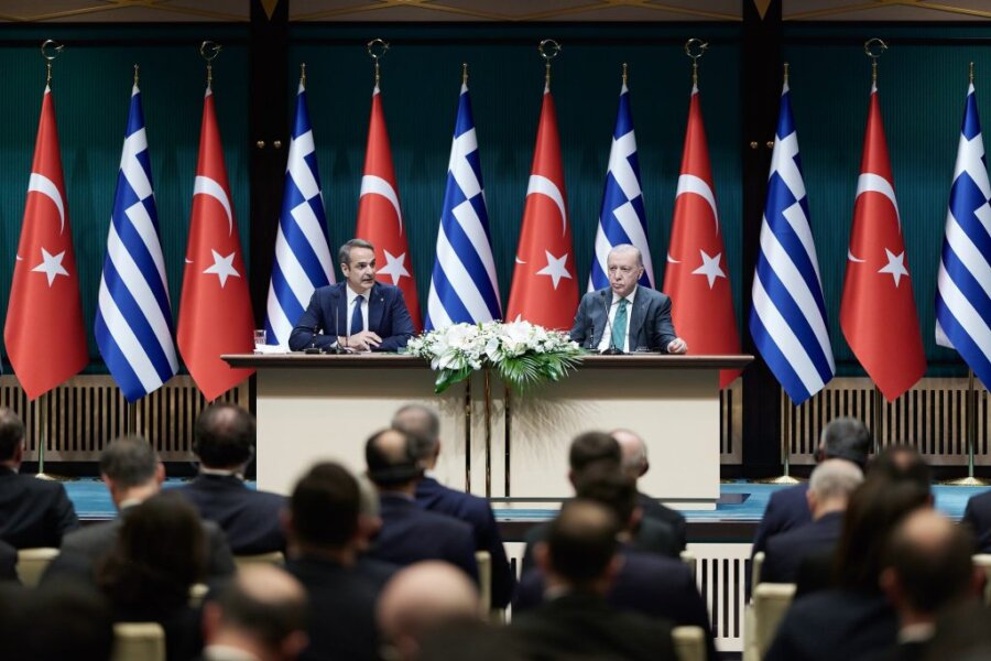 Ερντογάν και Μητσοτάκης