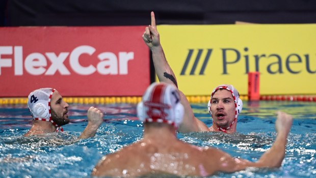 Ολυμπιακός – Ραντνίτσκι 16-14: Πέρασε ως πρώτος στα προημιτελικά του Champions League