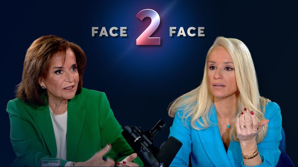 Η Ντόρα Μπακογιάννη στο Face 2 Face μιλά για όλα: Η τοξικότητα στη Βουλή γίνεται τσίρκο στα social media