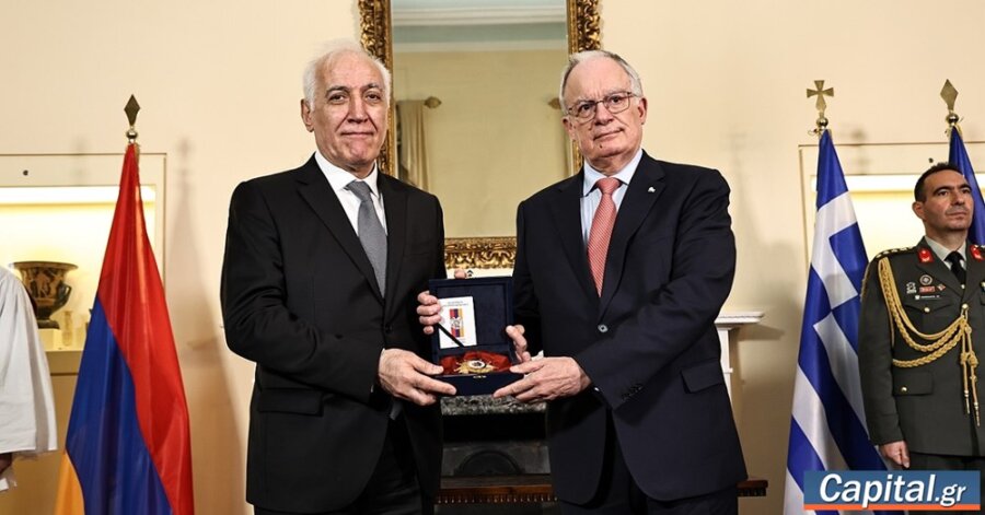 Συνάντηση του ΠτΔ Κ.Τασούλα με τον Πρόεδρο της Αρμενίας Β.Χατσατουριάν