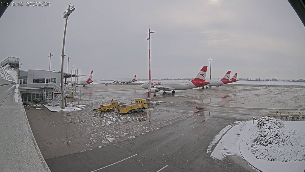 Αυστρία: Προβλήματα στο αεροδρόμιο της Βιέννης  λόγω της έντονης χιονόπτωσης – Χωρίς ρεύμα 30.000 νοικοκυριά