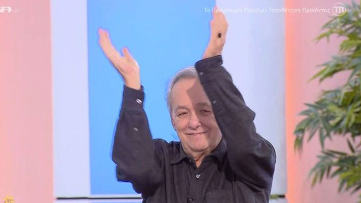 Σε τρελά κέφια ο Ανδρέας Μικρούτσικος: Χορεύει τον «Λογαριασμό» της Κατερίνας Λιόλιου στο Buongiorno