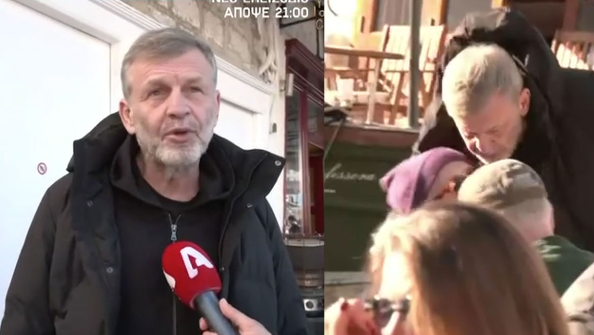 Απόστολος Γκλέτσος: Στην Ύδρα με την Ιζαμπέλα Αρβανίτη - «Ήρθαμε μήπως βλέπαμε και τον Brad Pitt»