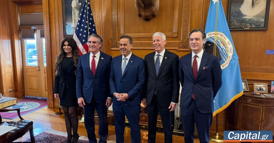 Στ. Παπασταύρου μετά τη συνάντηση με Burgum και Wright: "Η ενέργεια είναι...