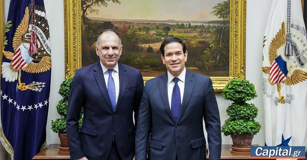 Σε θετικό κλίμα η συνάντηση Γ. Γεραπετρίτη με Μ. Ρούμπιο