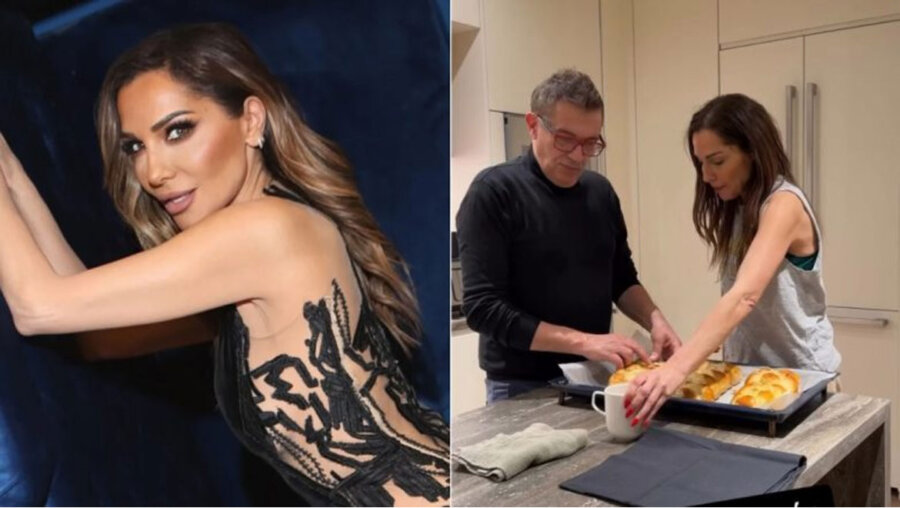 Δέσποινα Βανδή: Έφτιαξε τσουρέκια με τον κουμπάρο της, Κώστα Καπετανίδη - Το βίντεο από την κουζίνα της