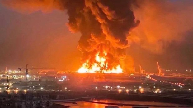 Ιράκ: Πλήγμα στην πολυεθνική βάση στο Ερμπίλ - Στις φλόγες μέρος του αεροδρομίου