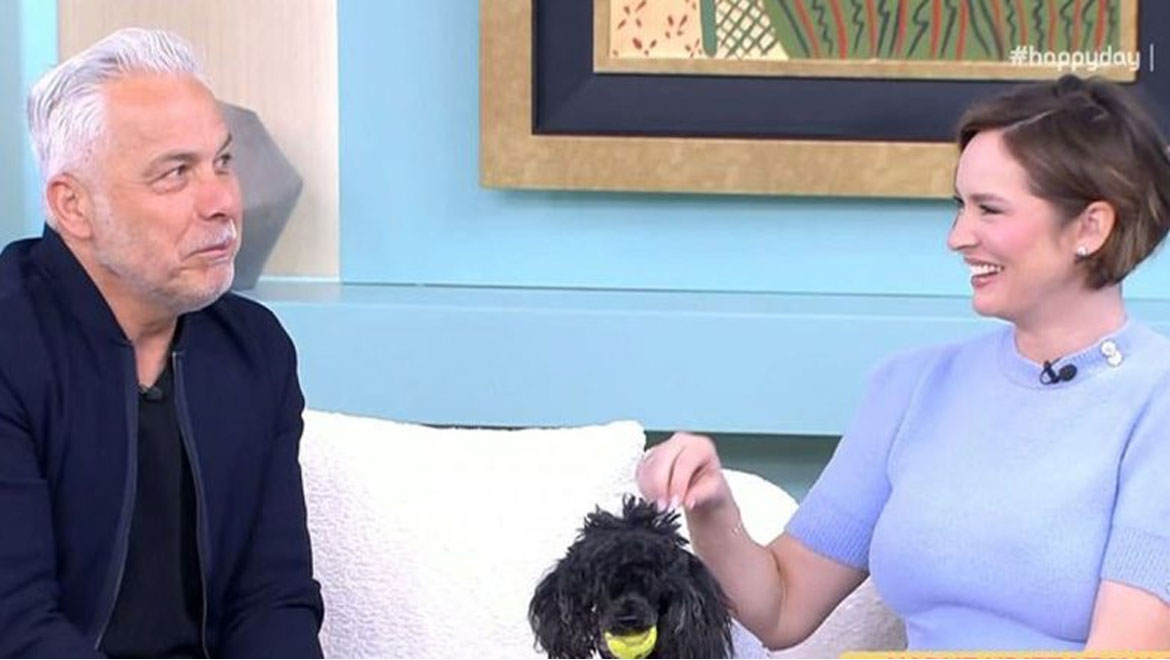 Χάρης Χριστόπουλος - Ανίτα Μπραντ: «Με έχεις βγάλει άχρηστη!» - Οι αστείες στιγμές του ζευγαριού στο πλατό