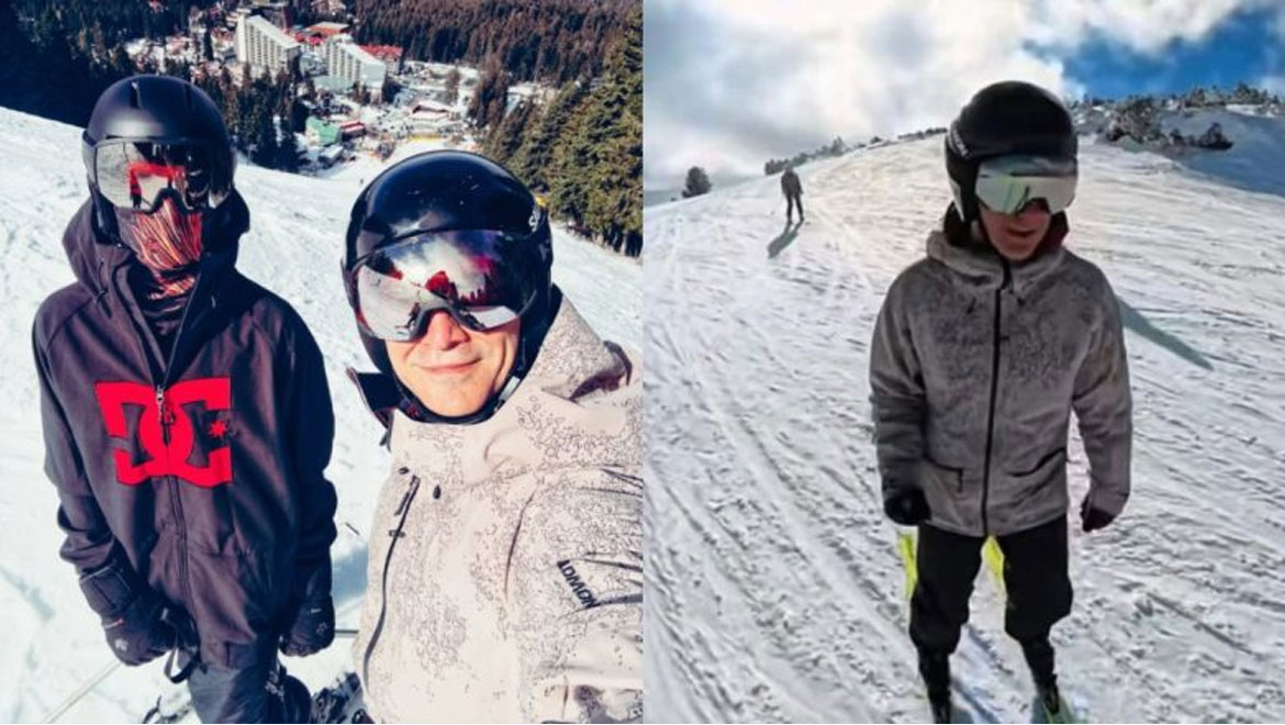 Σάκης Ρουβάς: Οικογενειακή απόδραση στα χιόνια - Κάνει σκι σαν πρωταθλητής και γίνεται viral!